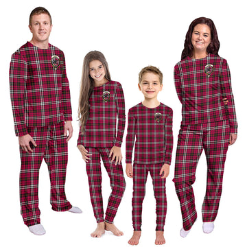 Little Tartan Pajamas Family Set with Family Crest