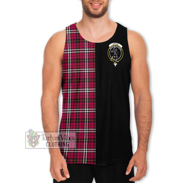 Little Tartan Men's Tank Top with Family Crest and Half Of Me Style