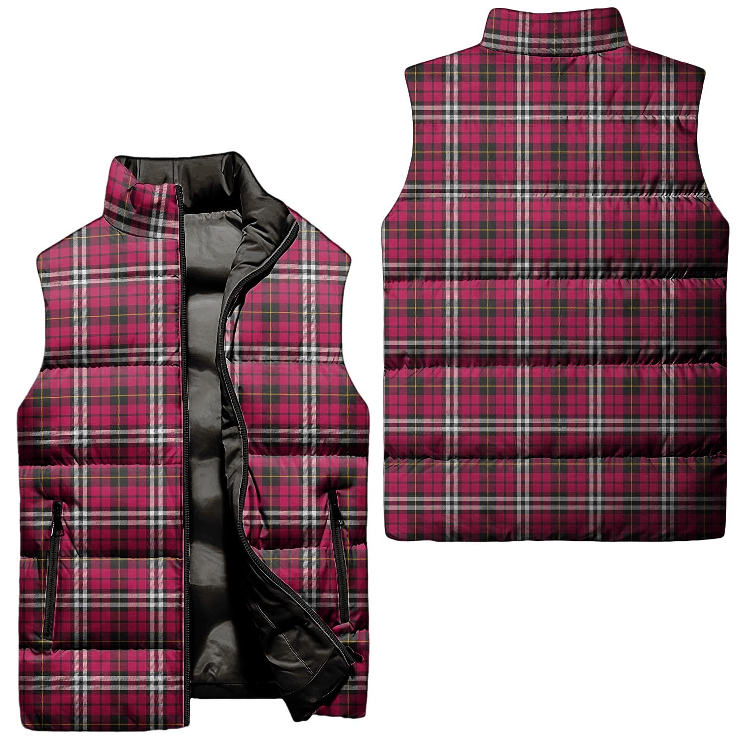 Little Tartan Sleeveless Puffer Jacket Unisex - Tartanvibesclothing