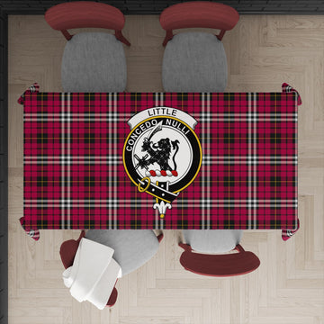 Little Tartan Tablecloth with Family Crest