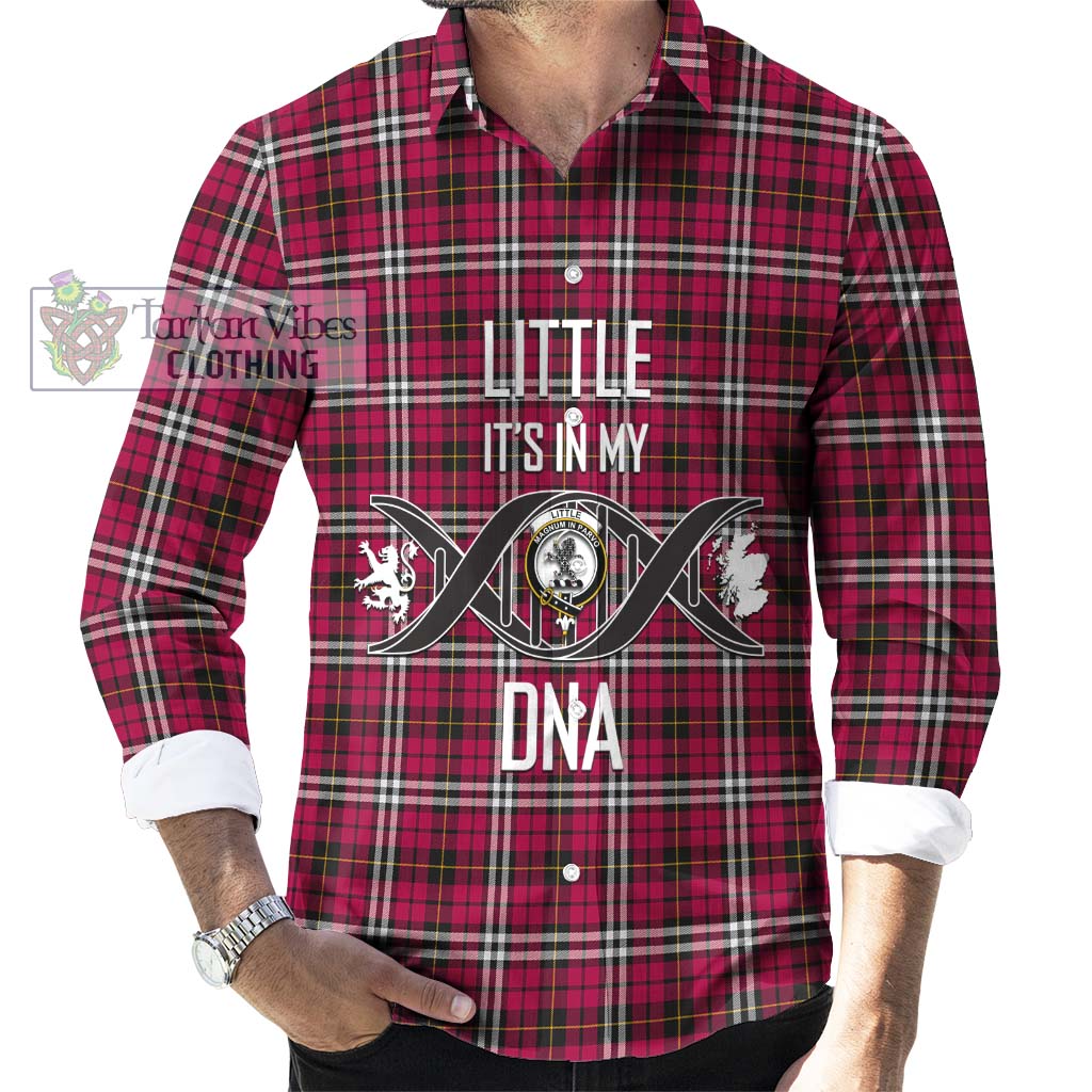 Tartan Vibes Clothing Little Tartan Long Sleeve Button Shirt with Family Crest DNA In Me Style