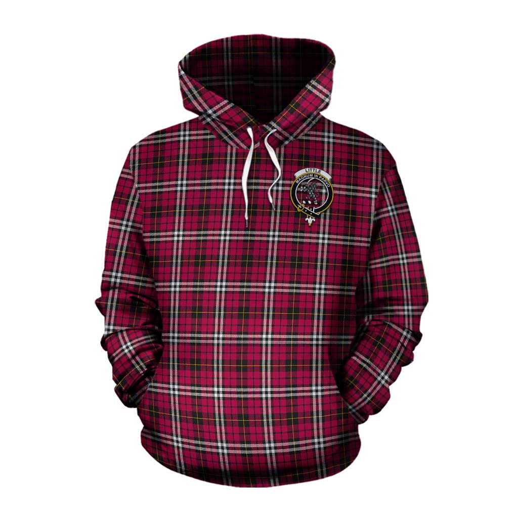 Tartan Vibes Clothing Little Tartan Cotton Hoodie with Family Crest Celtic Skull Style