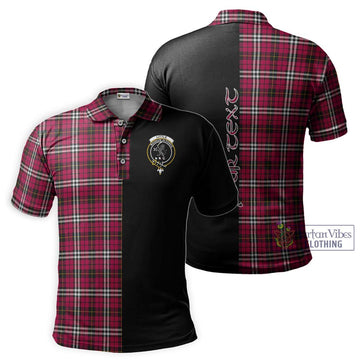 Little Tartan Polo Shirt with Family Crest and Half Of Me Style