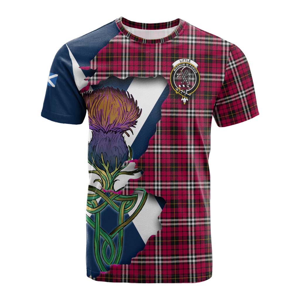 Little Tartan Family Crest Cotton T-shirt Scottish Thistle Celtic Inspired Kid's Shirt - Tartan Vibes Clothing