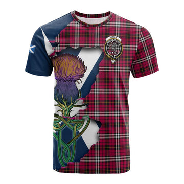 Little Tartan Family Crest Cotton T-shirt Scottish Thistle Celtic Inspired Kid's Shirt - Tartan Vibes Clothing