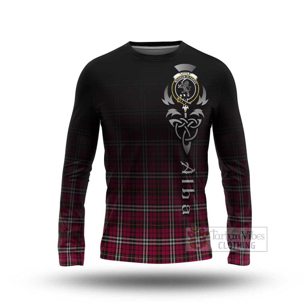 Tartan Vibes Clothing Little Tartan Long Sleeve T-Shirt Featuring Alba Gu Brath Family Crest Celtic Inspired