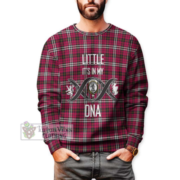 Little Tartan Sweatshirt with Family Crest DNA In Me Style