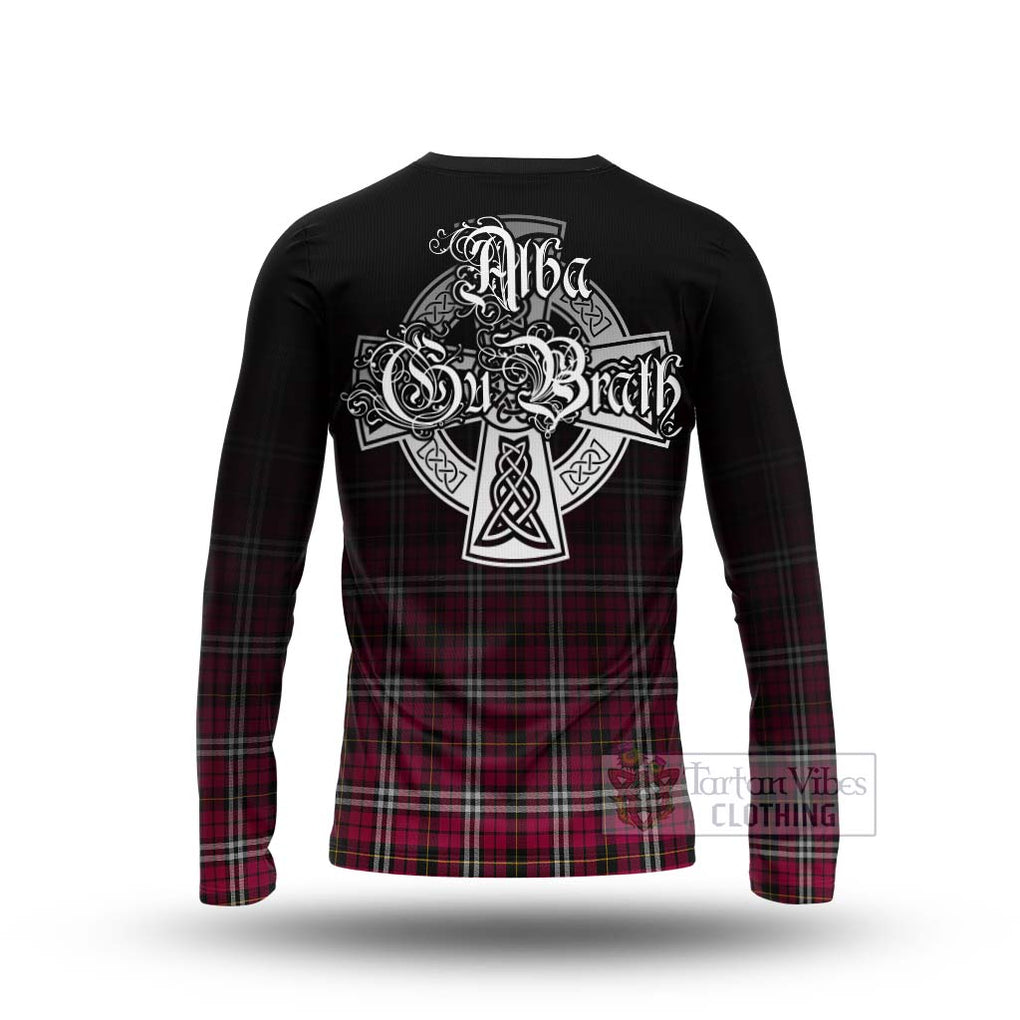 Tartan Vibes Clothing Little Tartan Long Sleeve T-Shirt Featuring Alba Gu Brath Family Crest Celtic Inspired