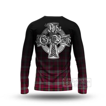 Little Tartan Long Sleeve T-Shirt Featuring Alba Gu Brath Family Crest Celtic Inspired