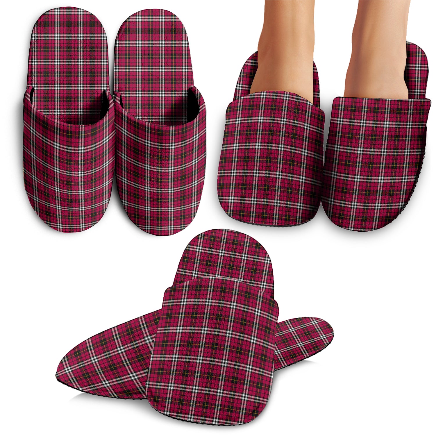 Little Tartan Home Slippers - Tartanvibesclothing