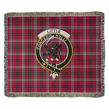 Little Tartan Woven Blanket with Family Crest