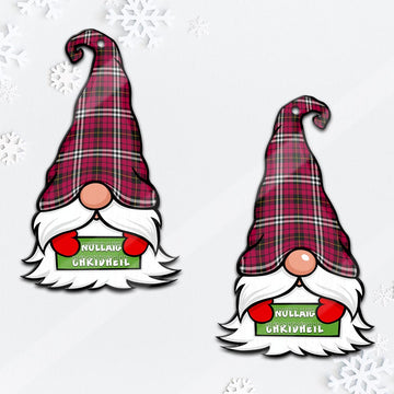 Little Gnome Christmas Ornament with His Tartan Christmas Hat