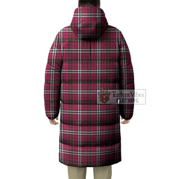 Little Tartan Long Down Jacket