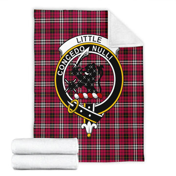 Little Tartan Blanket with Family Crest