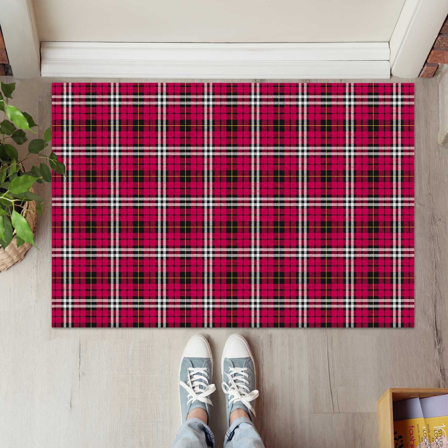 Little Tartan Door Mat - Tartanvibesclothing