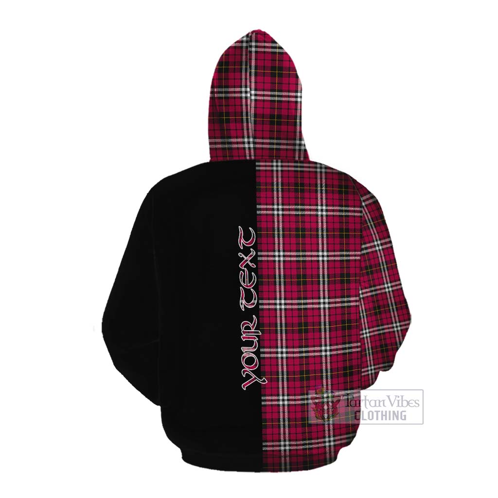 Tartan Vibes Clothing Little Tartan Cotton Hoodie with Family Crest and Half Of Me Style