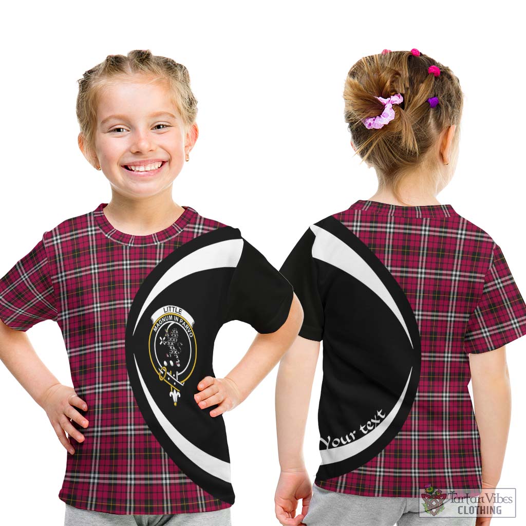 Tartan Vibes Clothing Little Tartan Kid T-Shirt with Family Crest Circle Style