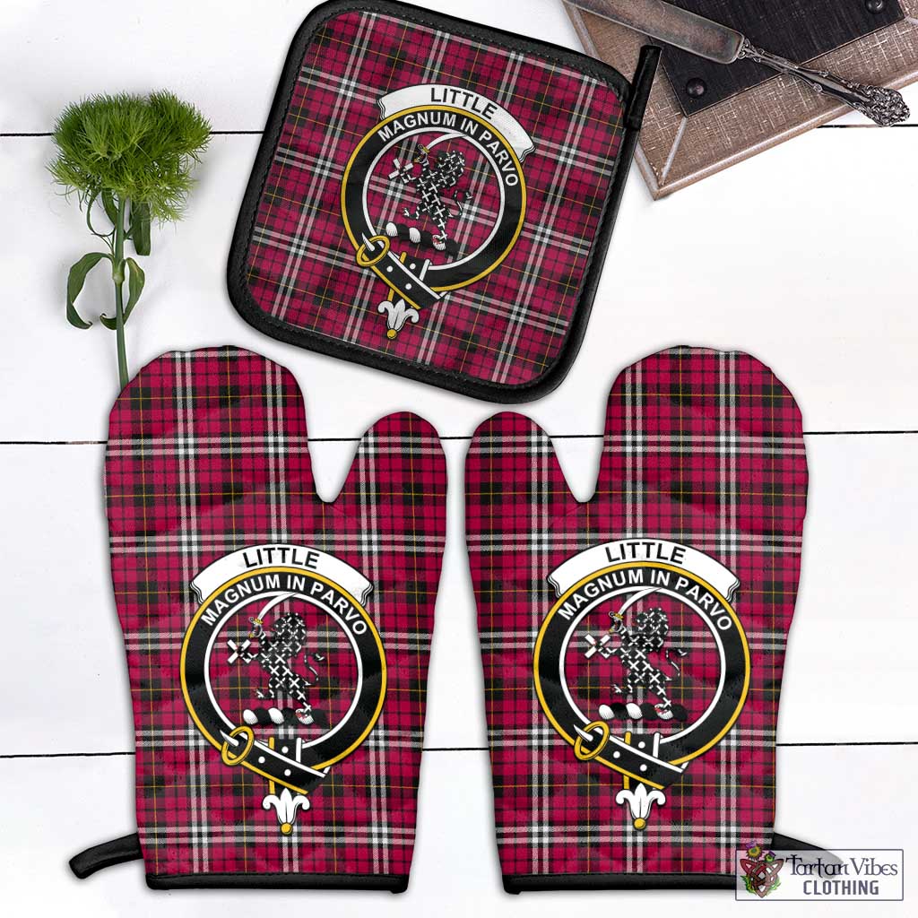 Tartan Vibes Clothing Little Tartan Combo Oven Mitt & Pot-Holder with Family Crest