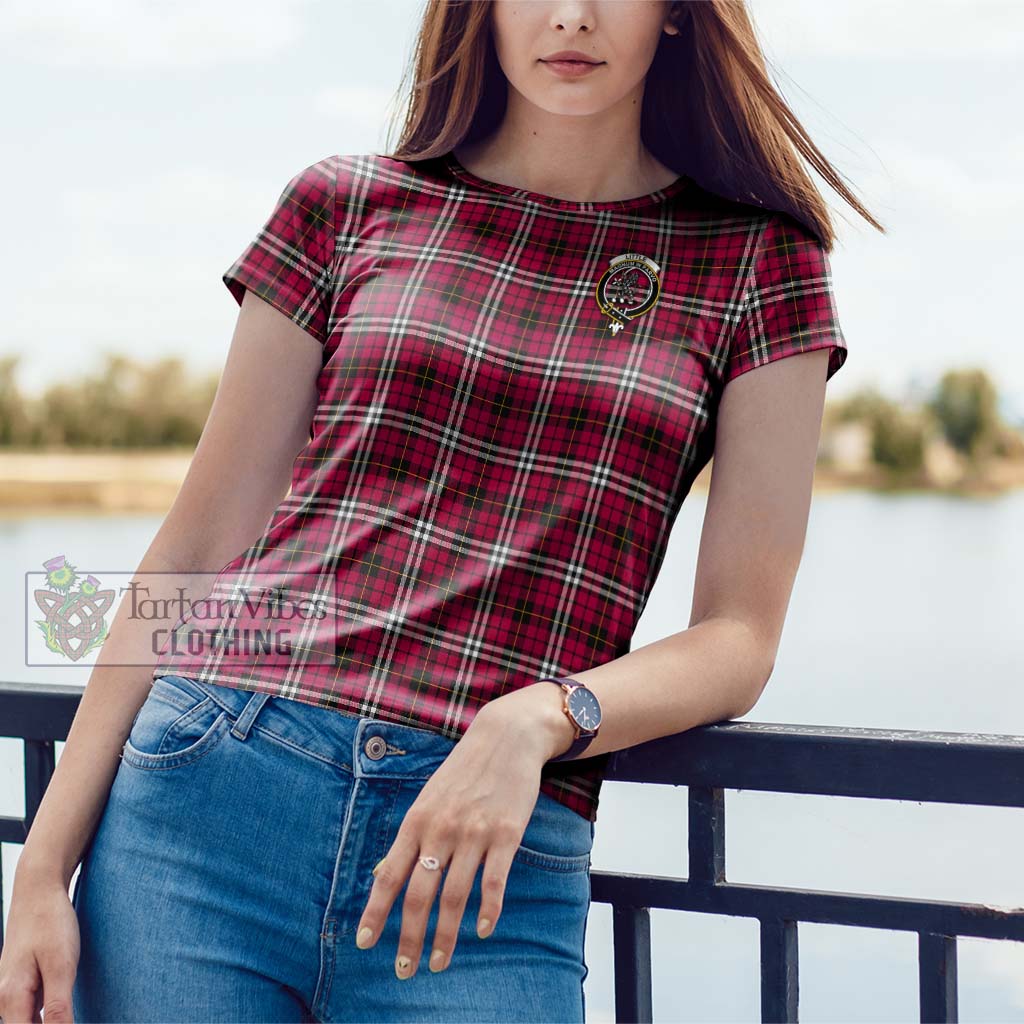 Tartan Vibes Clothing Little Tartan Cotton T-Shirt with Family Crest