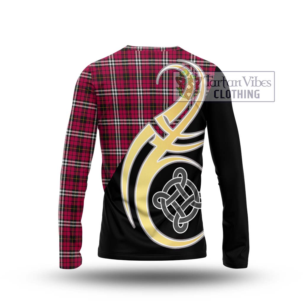 Tartan Vibes Clothing Little Tartan Long Sleeve T-Shirt with Family Crest and Celtic Symbol Style