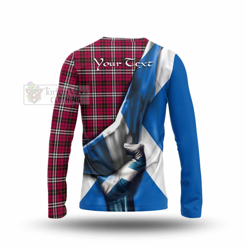 Tartan Vibes Clothing Little Tartan Long Sleeve T-Shirt with Family Crest Scotland Patriotic Style