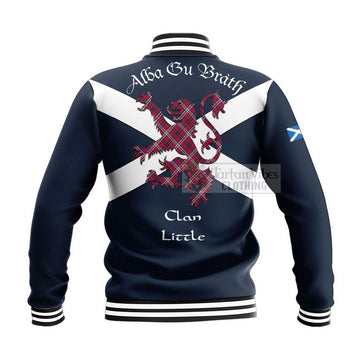 Little Tartan Lion Rampant Baseball Jacket  Proudly Display Your Heritage with Alba Gu Brath and Clan Name