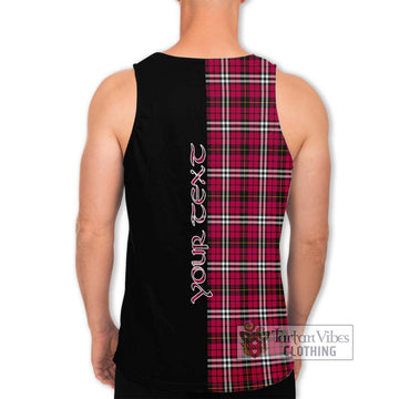 Little Tartan Men's Tank Top with Family Crest and Half Of Me Style