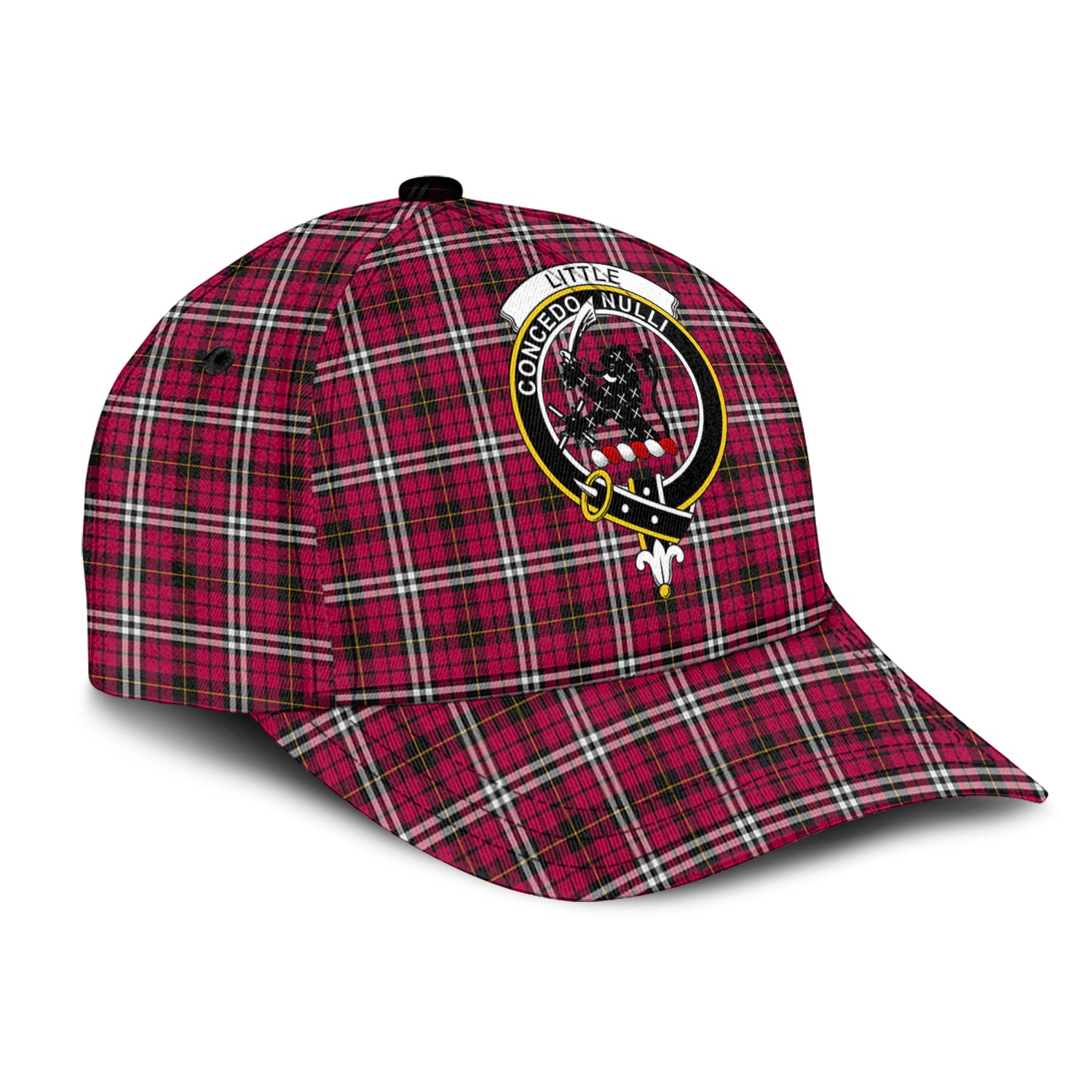 Little Tartan Classic Cap with Family Crest - Tartan Vibes Clothing