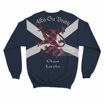 Little Tartan Lion Rampant Sweatshirt  Proudly Display Your Heritage with Alba Gu Brath and Clan Name