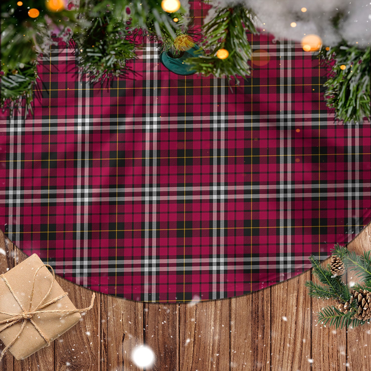 Little Tartan Christmas Tree Skirt - Tartanvibesclothing