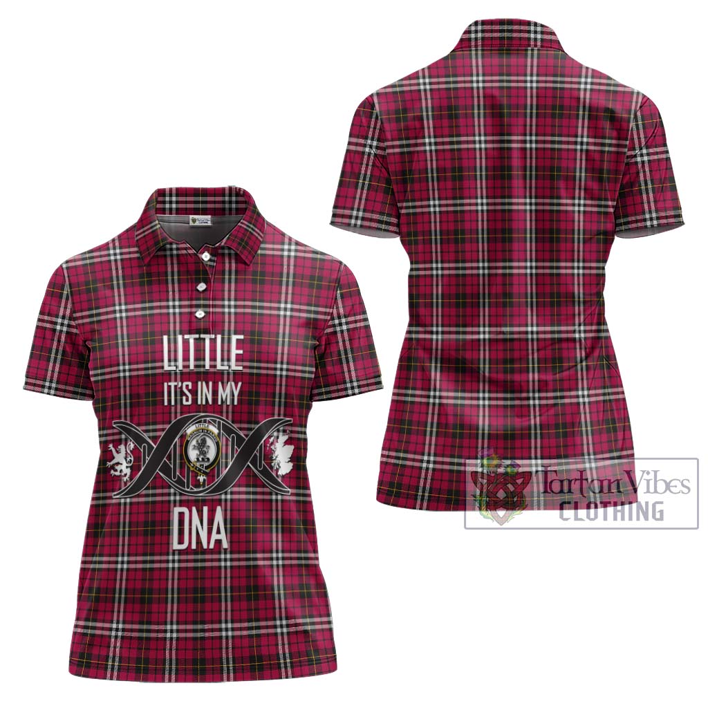 Tartan Vibes Clothing Little Tartan Women's Polo Shirt with Family Crest DNA In Me Style