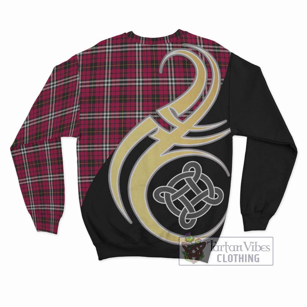 Tartan Vibes Clothing Little Tartan Sweatshirt with Family Crest and Celtic Symbol Style