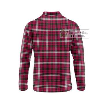 Little Tartan Long Sleeve Polo Shirt with Family Crest DNA In Me Style