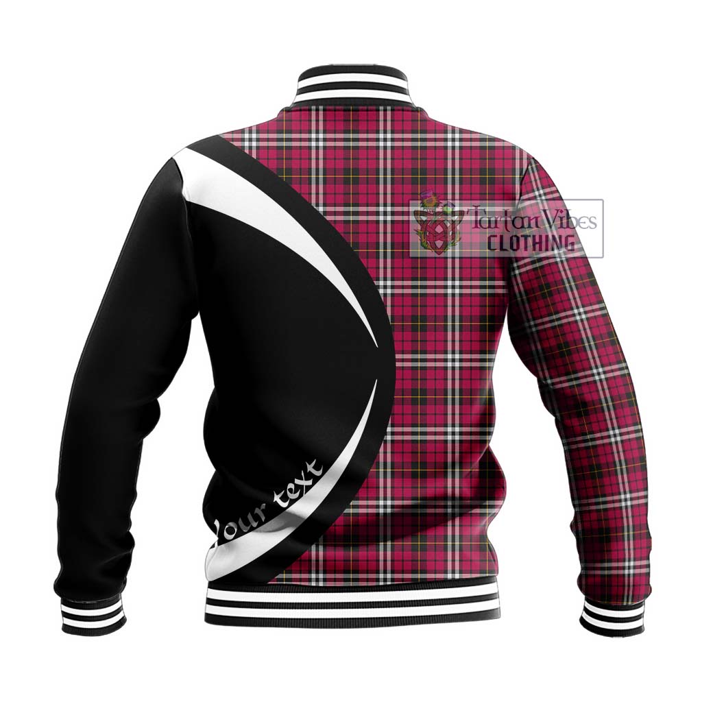 Tartan Vibes Clothing Little Tartan Baseball Jacket with Family Crest Circle Style