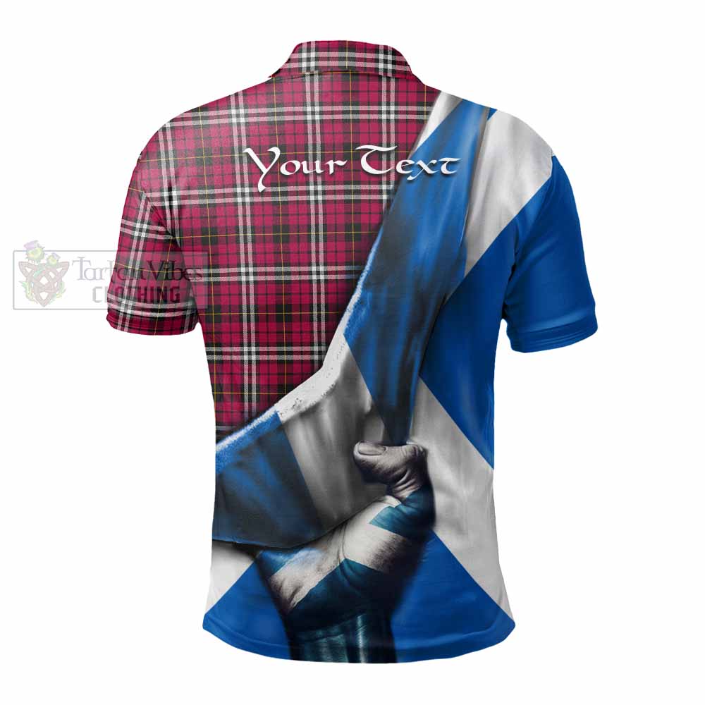 Tartan Vibes Clothing Little Tartan Polo Shirt with Family Crest Scotland Patriotic Style