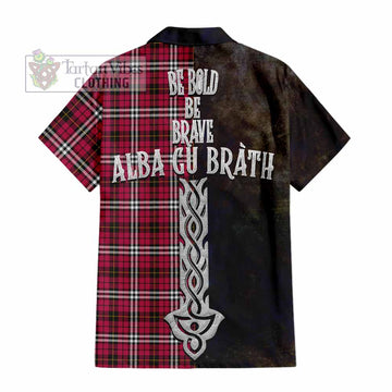 Little Tartan Family Crest Hawaiian Shirt Alba Gu Brath Be Brave Lion Ancient Style - Tartan Vibes Clothing
