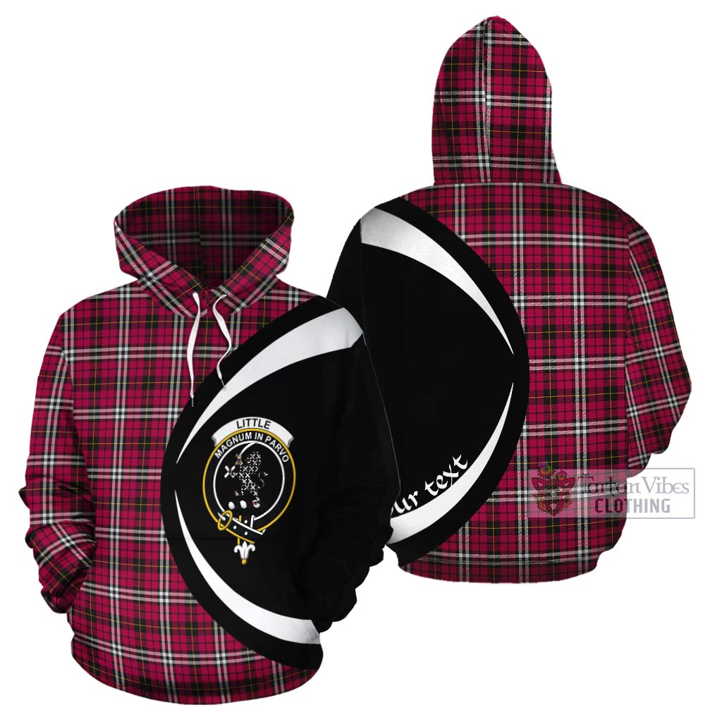 Tartan Vibes Clothing Little Tartan Cotton Hoodie with Family Crest Circle Style