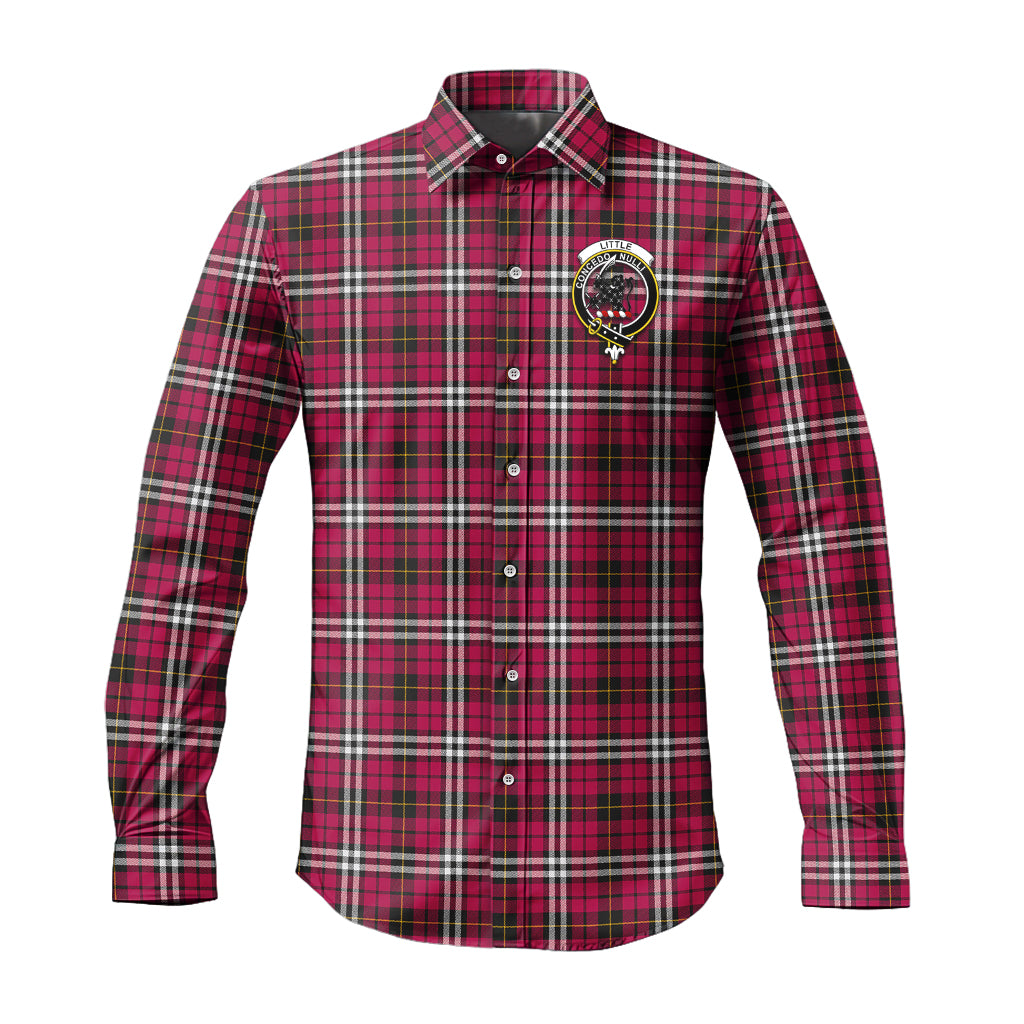 little-tartan-long-sleeve-button-up-shirt-with-family-crest