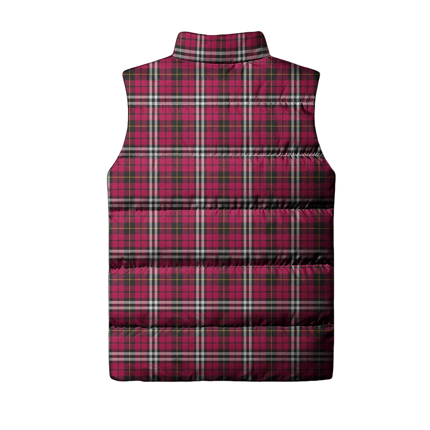 Little Tartan Sleeveless Puffer Jacket with Family Crest - Tartanvibesclothing