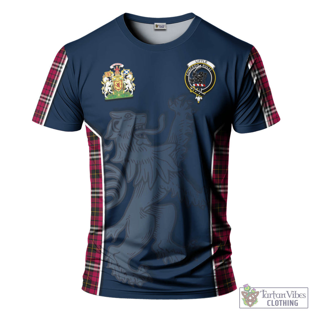 Tartan Vibes Clothing Little Tartan T-Shirt with Family Crest and Lion Rampant Vibes Sport Style