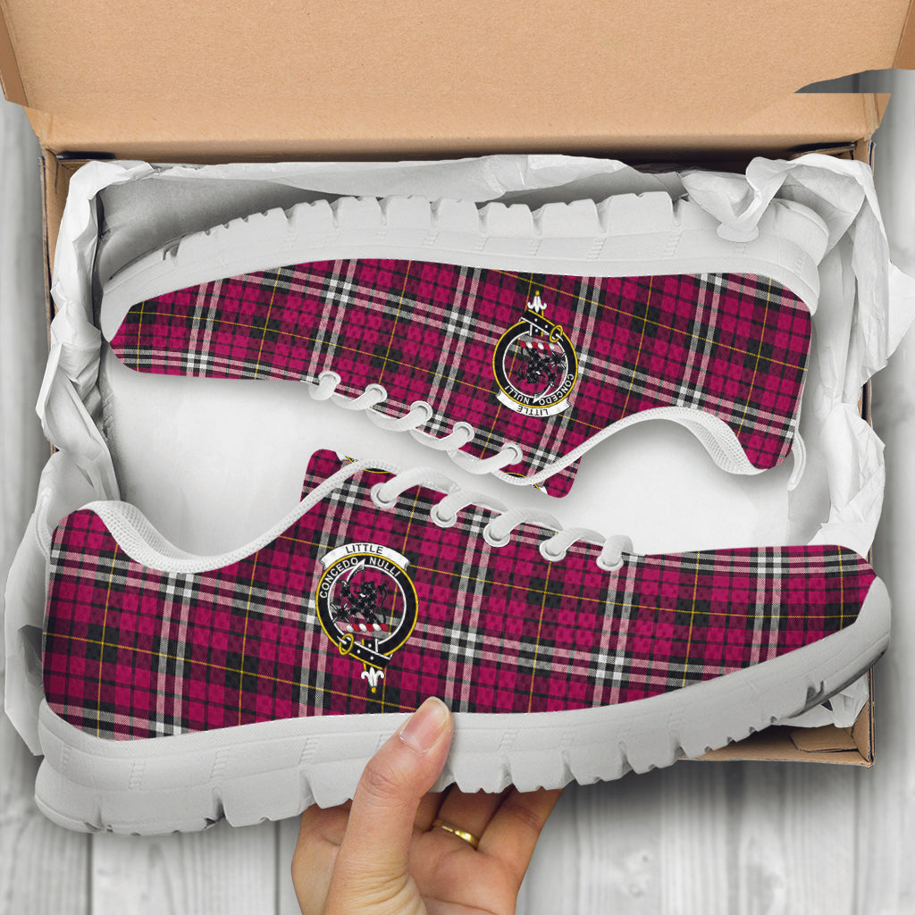 Little Tartan Sneakers with Family Crest - Tartan Vibes Clothing