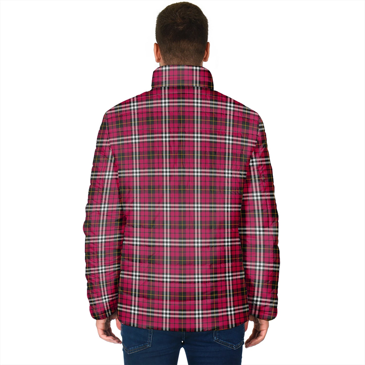 Little Tartan Padded Jacket with Family Crest - Tartan Vibes Clothing