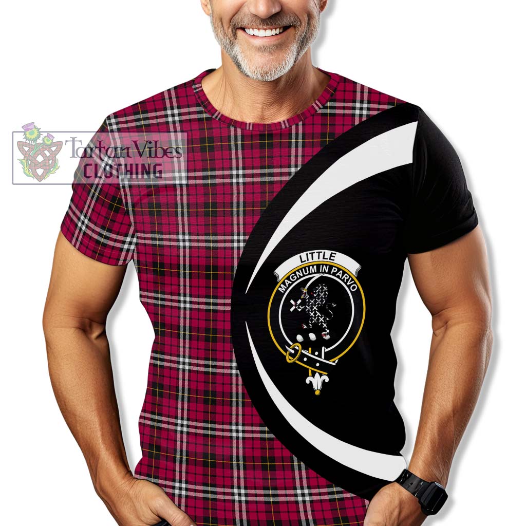 Tartan Vibes Clothing Little Tartan T-Shirt with Family Crest Circle Style