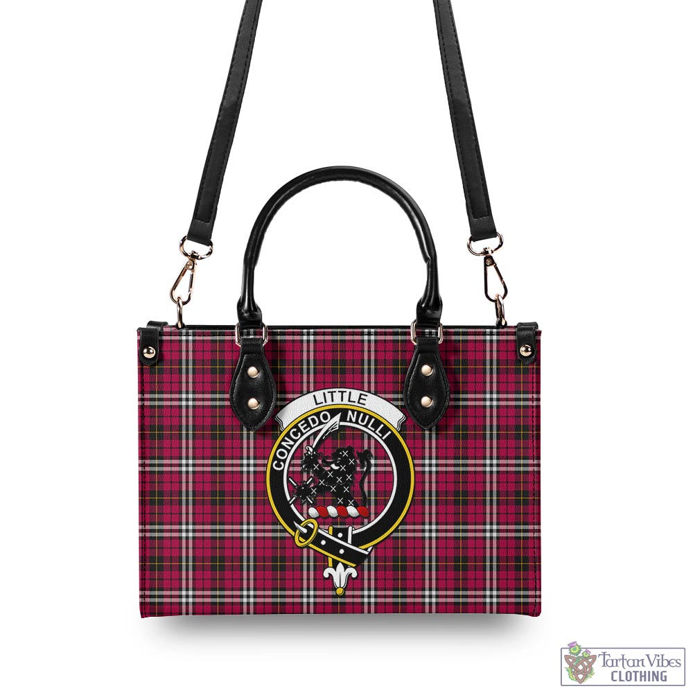 Tartan Vibes Clothing Little Tartan Luxury Leather Handbags with Family Crest