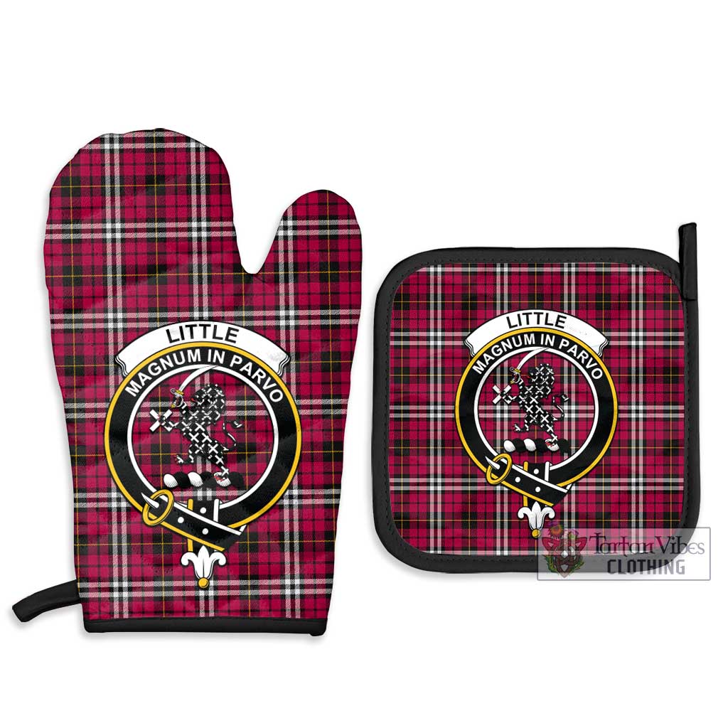 Tartan Vibes Clothing Little Tartan Combo Oven Mitt & Pot-Holder with Family Crest