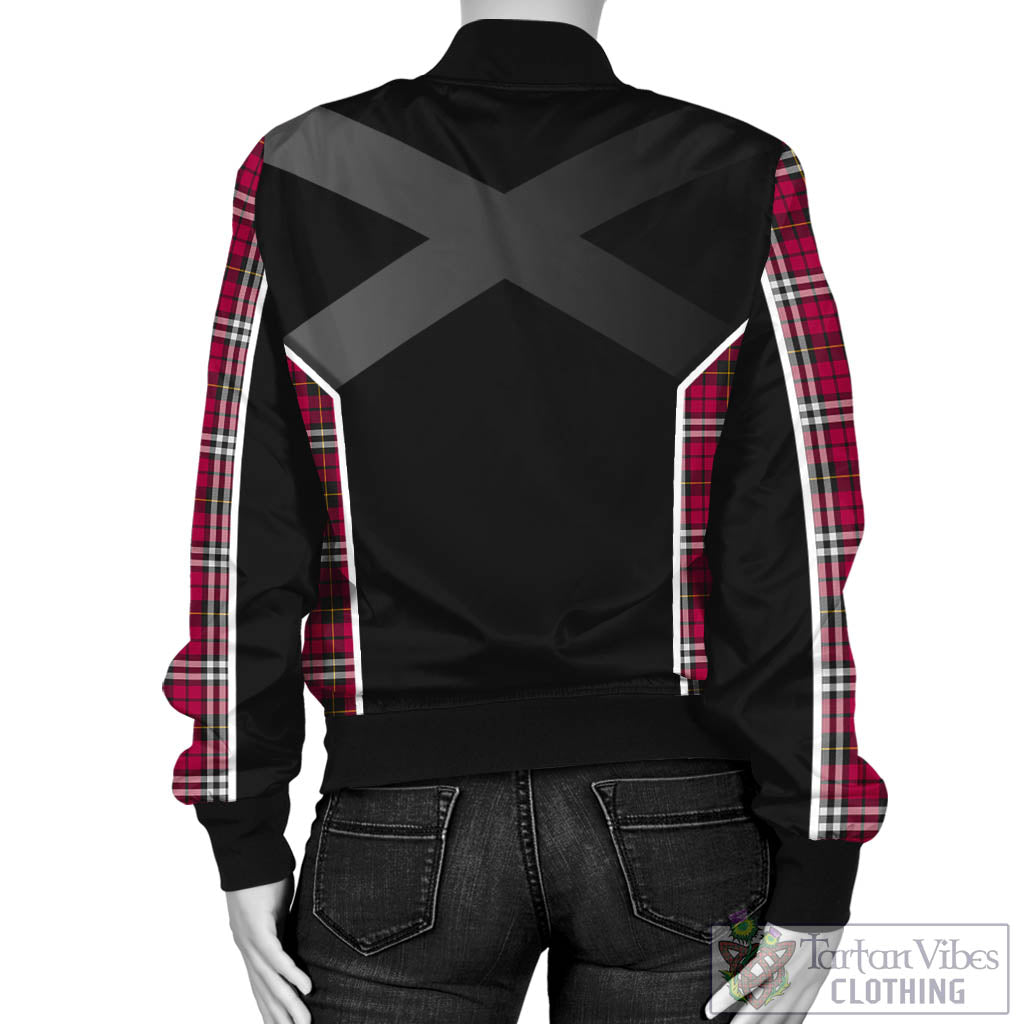 Tartan Vibes Clothing Little Tartan Bomber Jacket with Family Crest and Scottish Thistle Vibes Sport Style