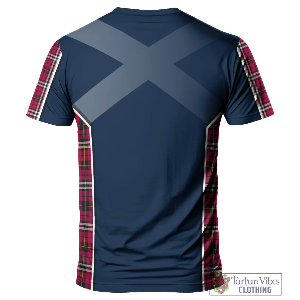 Tartan Vibes Clothing Little Tartan T-Shirt with Family Crest and Scottish Thistle Vibes Sport Style