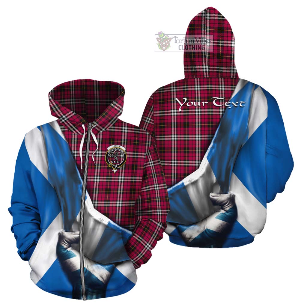 Tartan Vibes Clothing Little Tartan Cotton Hoodie with Family Crest Scotland Patriotic Style