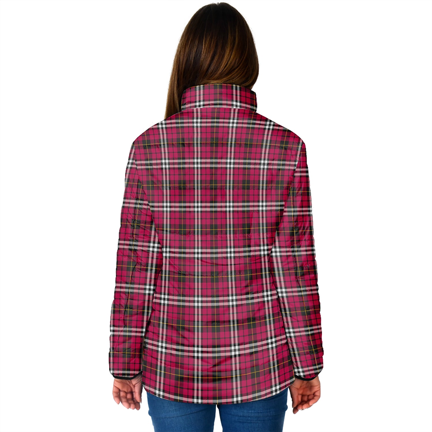 Little Tartan Padded Jacket with Family Crest - Tartan Vibes Clothing