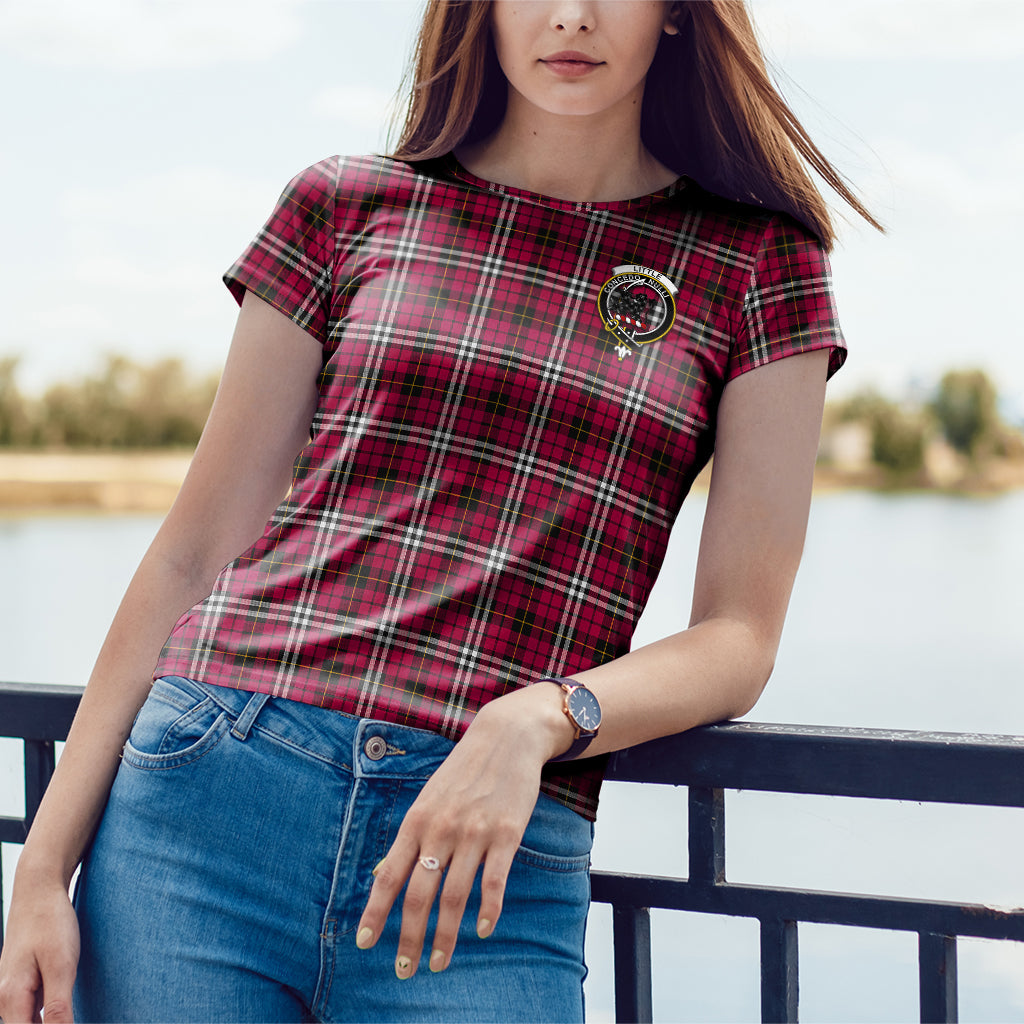 Little Tartan T-Shirt with Family Crest - Tartan Vibes Clothing